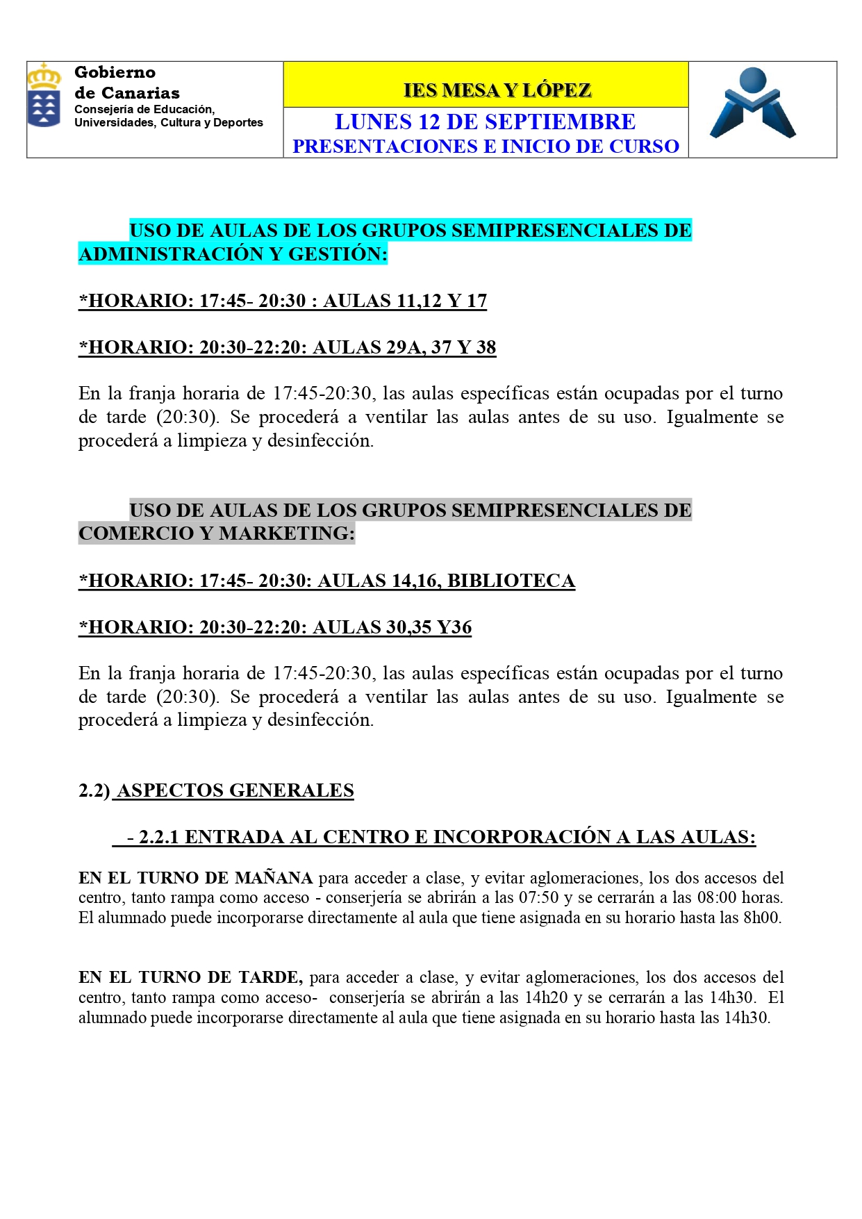 PRESENTACIONES E INICIO DE CLASES 12 SEPTIEMBRE page 0008